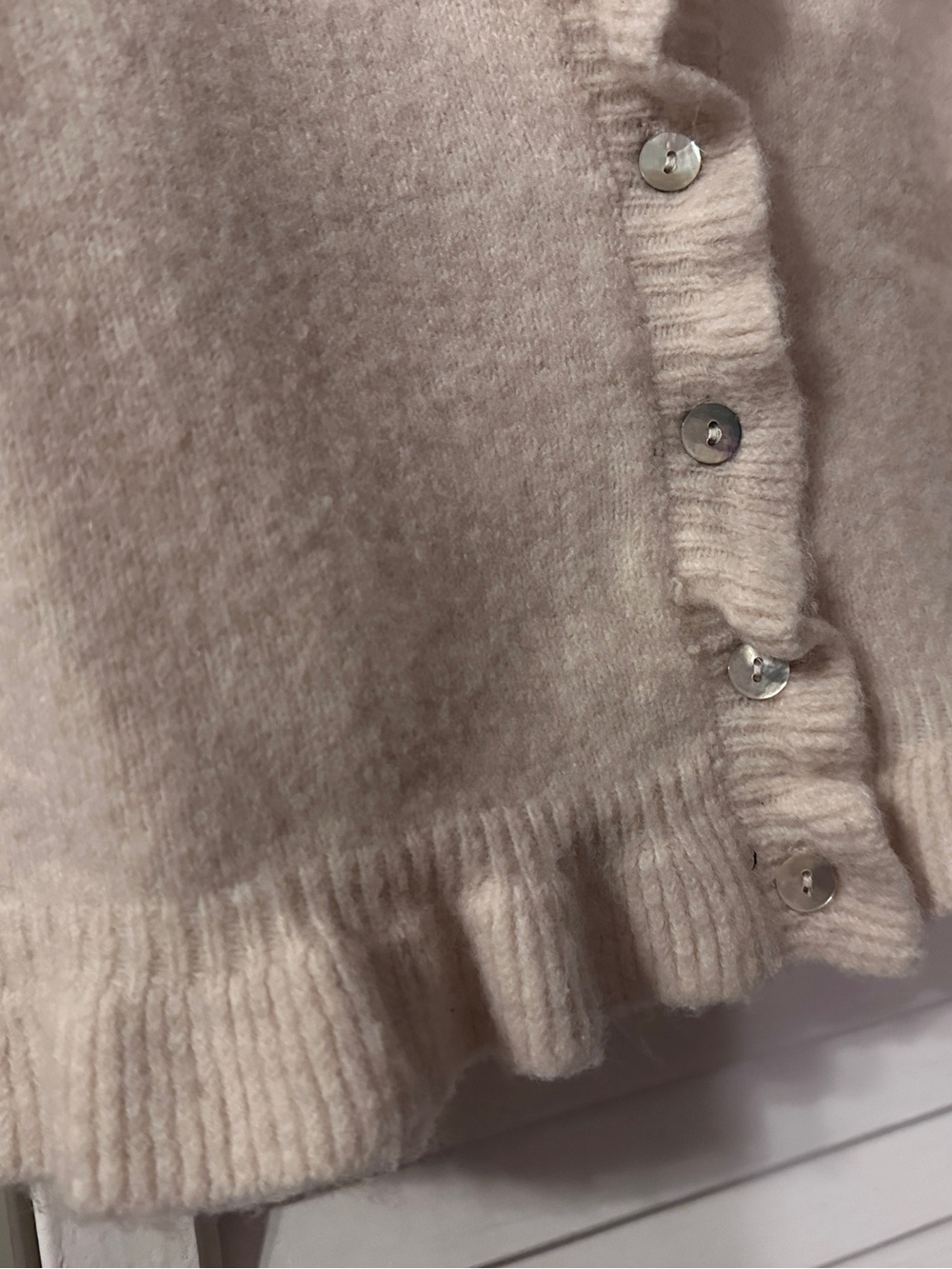 Cynthia Rowley Ruffle Cardigan - Picture 5 of 6